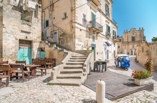 Fototapeta Scenic sight in Matera, Basilicata, southern Italy