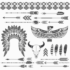 Tribal Indian Ethnicity Collections
 - obrazy, fototapety, plakaty