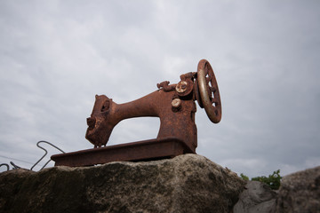 Rustic Sewing Machine