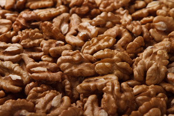 Heap of walnuts