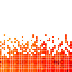abstract vector square pixel mosaic background