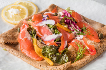 クレープ　フランス料理　French pancake