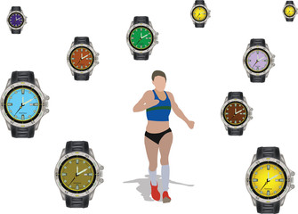 orologio sportivo maratoneta 