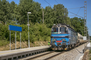 Naklejka premium cargo train