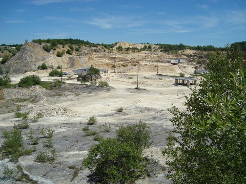 Steinbruch in der N&auml;he von Solnhofen