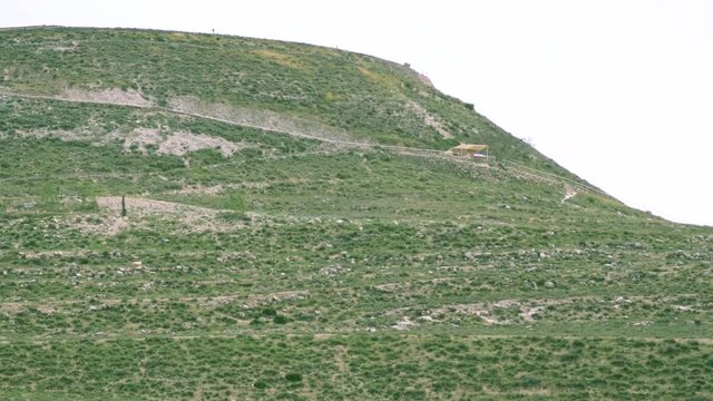 Herodium or Herodion Hill in Judean Desert. Israel