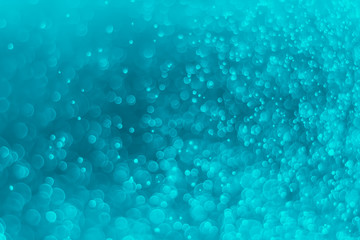 bokeh background aqua