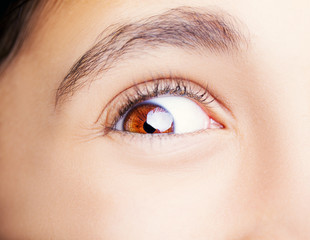 Obraz premium A beautiful insightful look eye. Close up shot