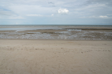 beach ocean relax sand summer sunlight cloud beauty
