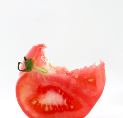 Fresh tomato on white background. Top view © bellakadife