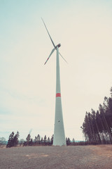 Fototapeta na wymiar Windkraftanlagen bei Trier