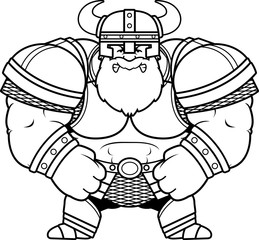 Angry Cartoon Viking