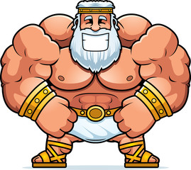 Smiling Cartoon Zeus