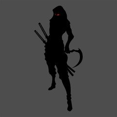 ninja silhouette © rattakette