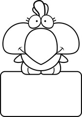 Cartoon Chicken Sign