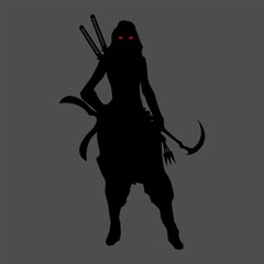 ninja silhouette