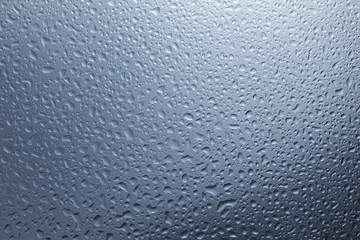 water drop on glass texture background.