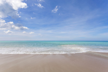 Fototapeta na wymiar andaman sea ,tropical beach scenery background.
