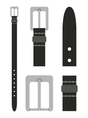 Belt trouser vector illustration isolated