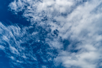 White cloud with Blue sky