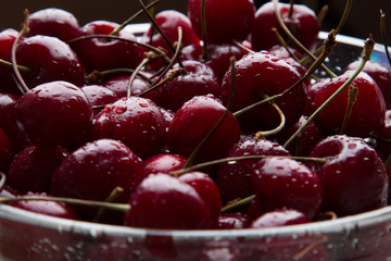 Fresh cherries close-up...