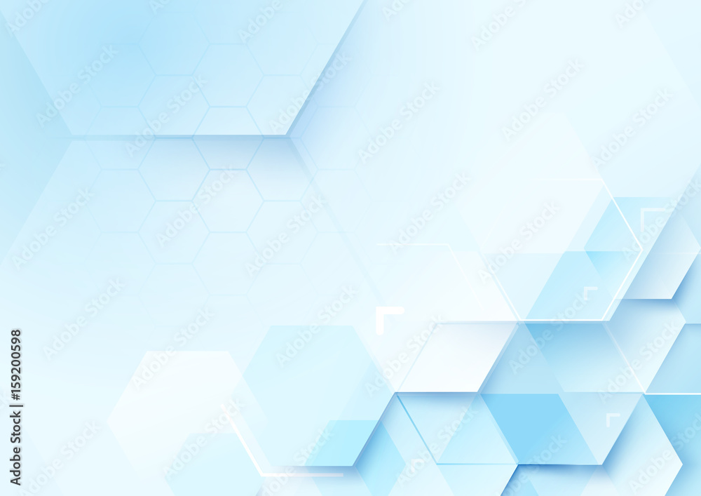 Poster Abstract geometric shape technology digital hi tech concept background. Space for your text