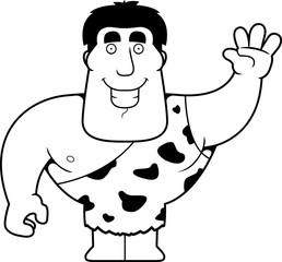 Caveman Waving