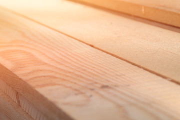 Sawn timber close-up