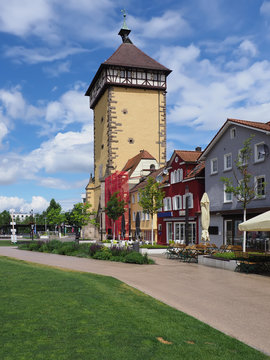 Foto Stock Tübinger Tor in der Altstadt von Reutlingen | Adobe Stock