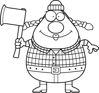 recommend clip art: Cartoon Lumberjack Axe