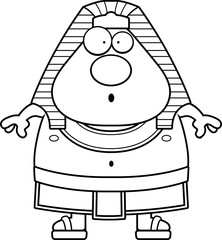 Surprised Cartoon Egyptian Pharaoh