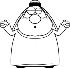 Confused Cartoon Sheikh
