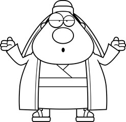 Confused Cartoon Shepherd