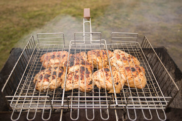 Bbq with chicken, Belarus.