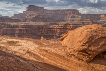 Chicken Corner road near Moab, Utah