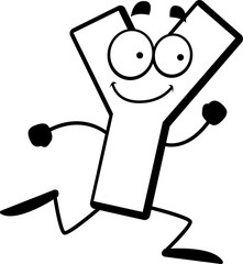 Cartoon Y Running