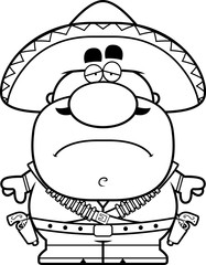 Tired Cartoon Bandito