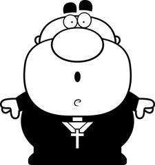 Surprised Cartoon Priest
