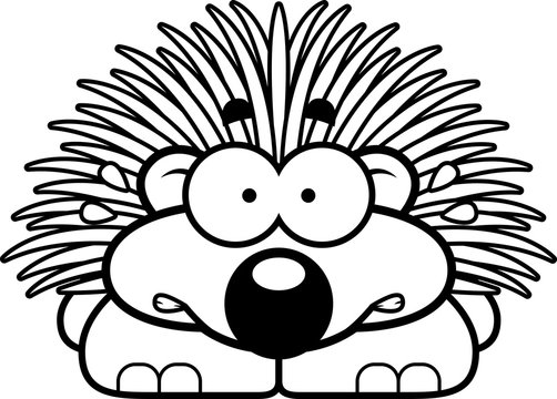 recommend clip art: Nervous Little Porcupine