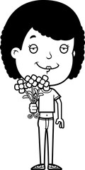 Teen Girl Flowers
