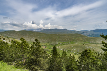 Obraz premium View of Italy from Abruzzo, Rocca Calascio