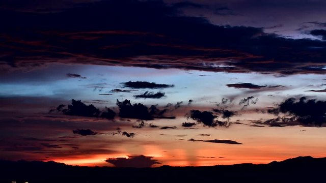 Sunset Clouds time-Lapse