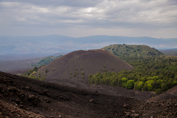 Monte Nuovo on volcanic Mount Etna