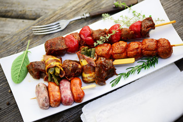 Spieß Würstchen