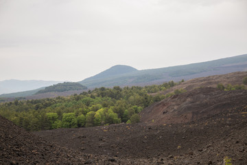 Monte Nuovo on volcanic Mount Etna
