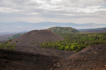 Monte Nuovo on volcanic Mount Etna