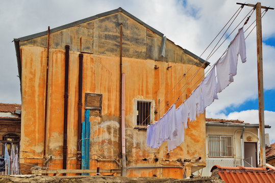 Old house in Mea Shearim quarter  in Jerusalem.