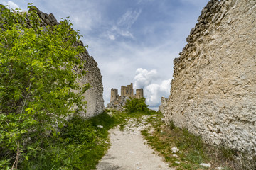 Fototapeta na wymiar View of Rocca Calascio Castle, Abruzzo, Italy
