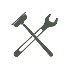 Plumbing work symbol icon