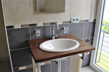 Fototapeta na wymiar An image of a bathroom - bath, interior